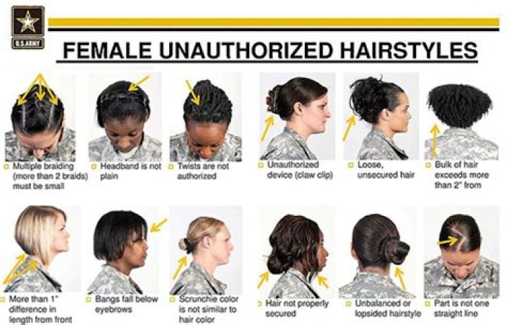 Can females have an undercut in the Army?