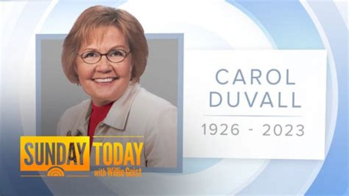 Carol Duvall's Cause Of Death And Its Profound Impact