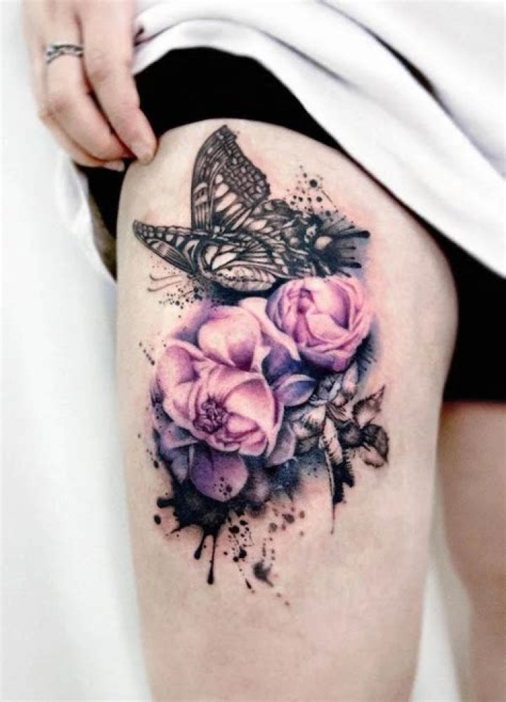 Discover Enchanting Flower Tattoo Designs For The Thigh