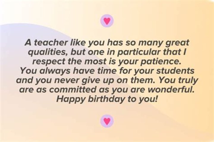 Discover Profound "Emotional Happy Birthday Teacher Quotes"