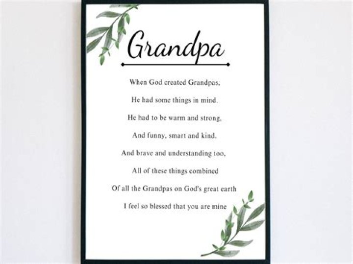 Discover Secrets To A Touching Tribute For Grandpa