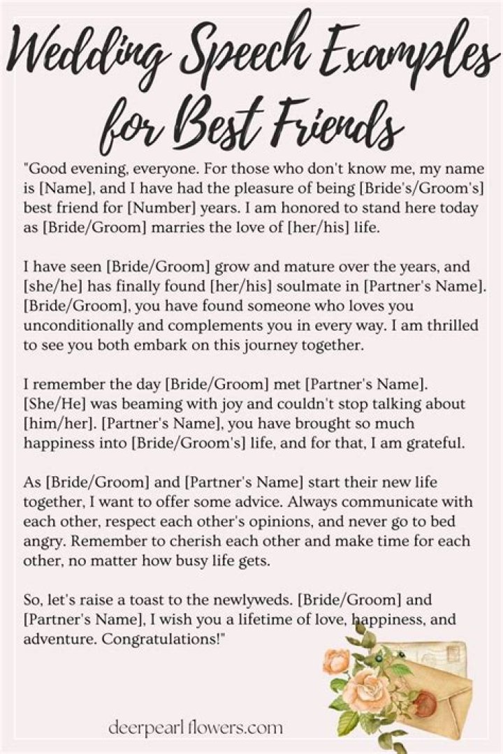 Discover The Ultimate Guide To Sample Speeches For Friends