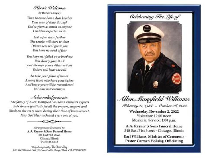 Discoveries In American Williams Obituaries