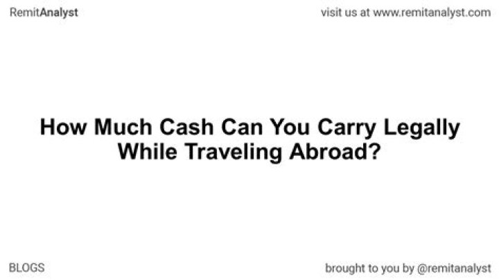 How much cash can I bring to Netherlands? ·