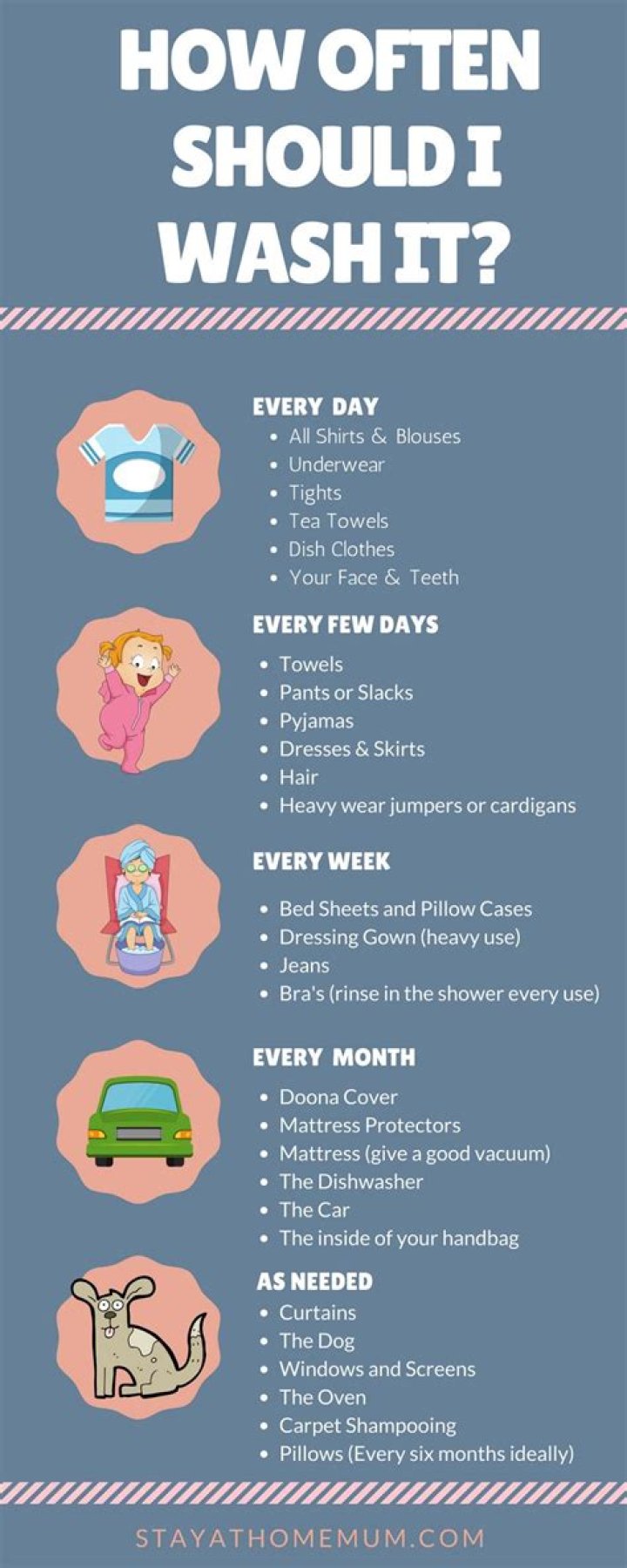 How often should I wash my towel? ·