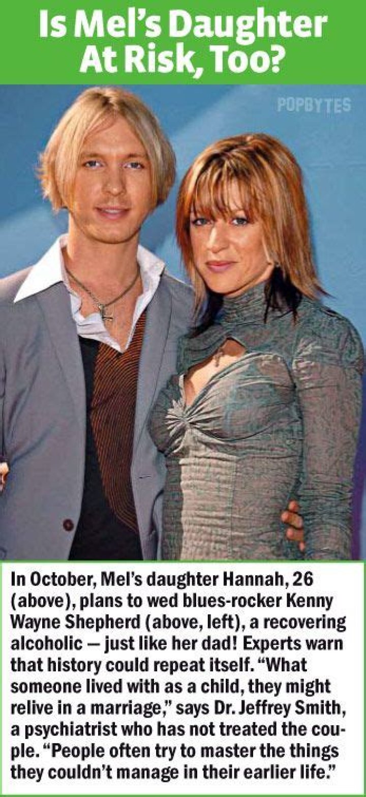 Mel Gibson's Daughter Hannah Gibson Married Kenny Wayne Shepherd! What's her Net Worth? ·