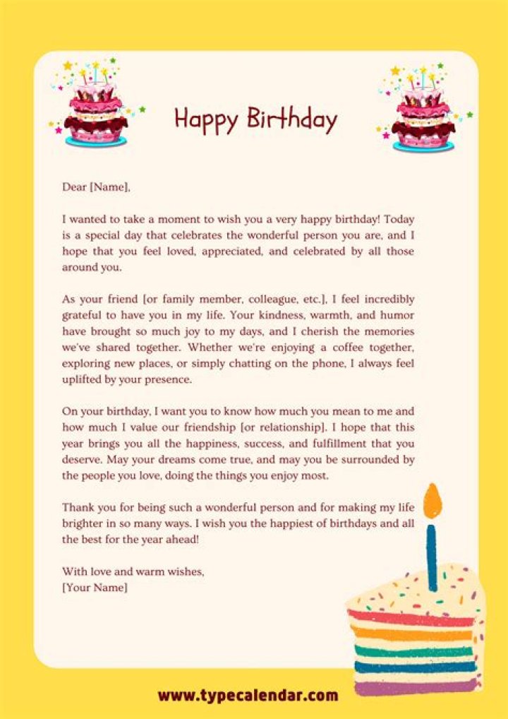 Unlock The Secrets Of Crafting An Unforgettable "Happy Birthday My Best Friend" Letter