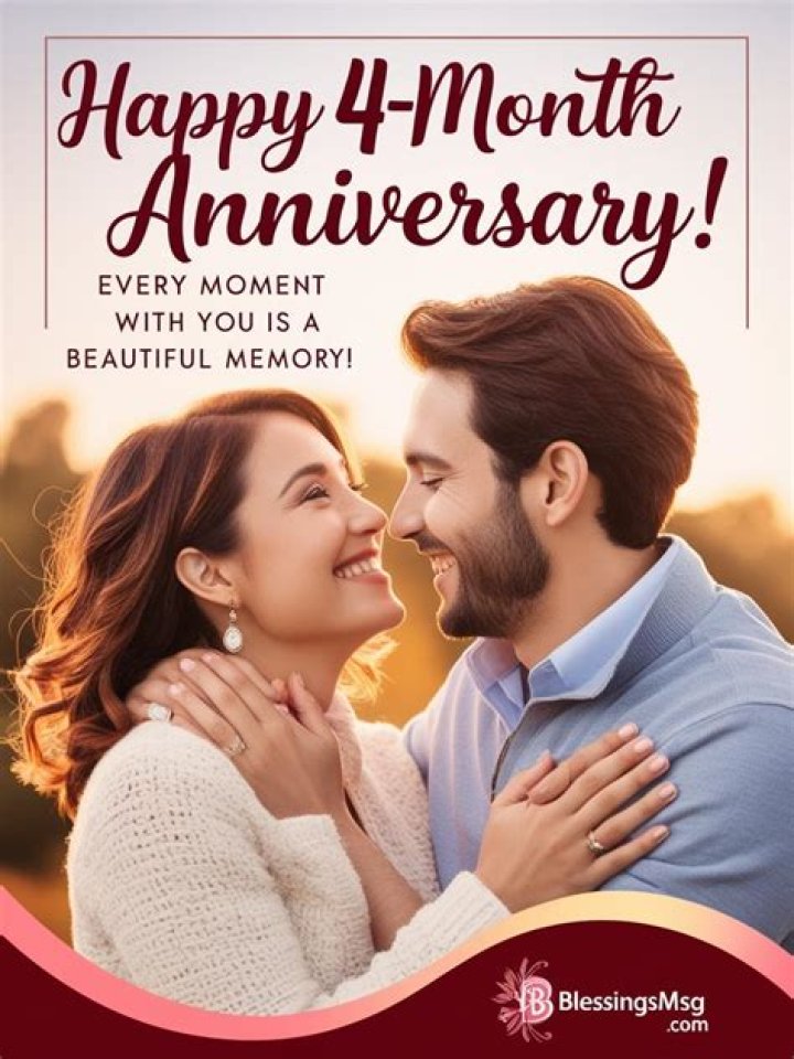 Unveil The Secrets To A Memorable 4-Month Anniversary Celebration