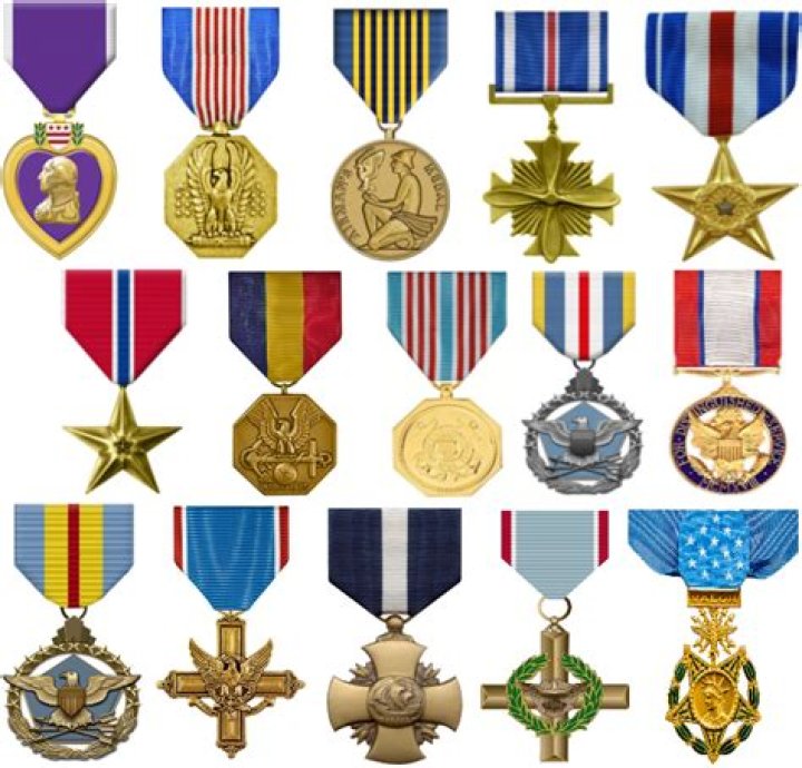 What are the top 3 Army medals?