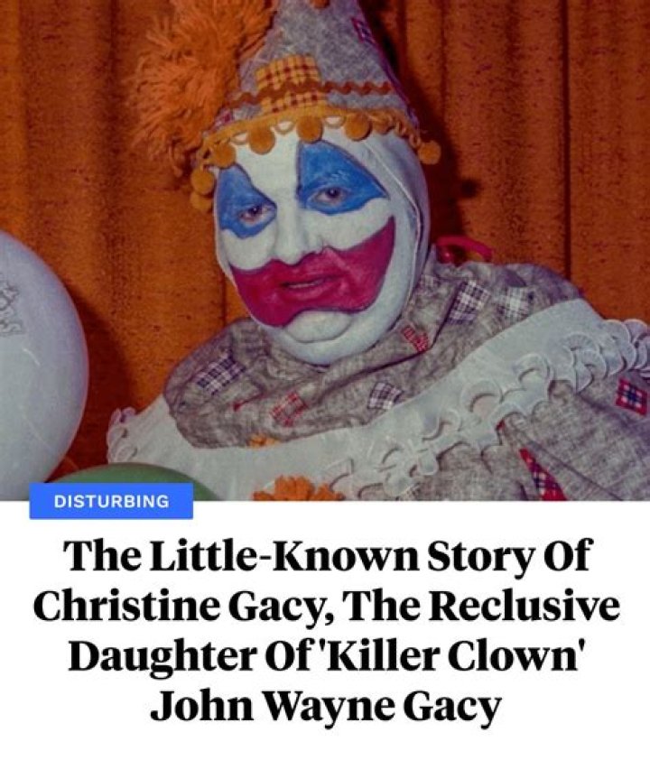 What Happened To Christine Gacy? People Curious Where Is Killer Clown Johns Daughter correo ·
