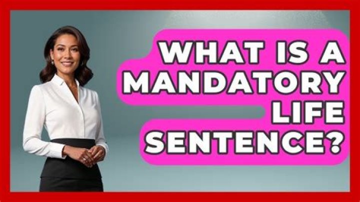 What is a mandatory life sentence? ·