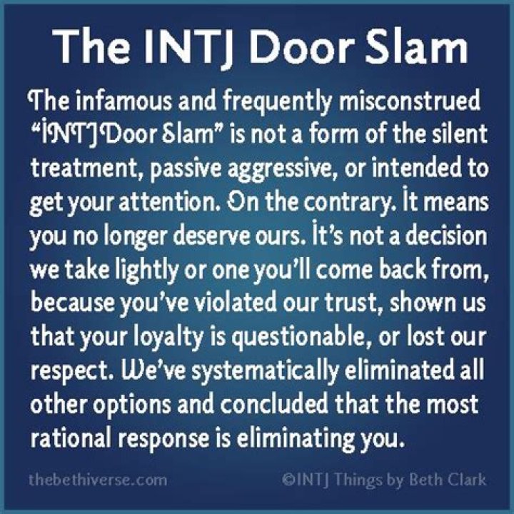 What is Intj door slam? ·