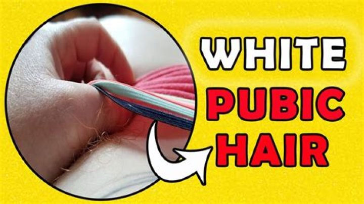 Why is my pubic hair becoming white?